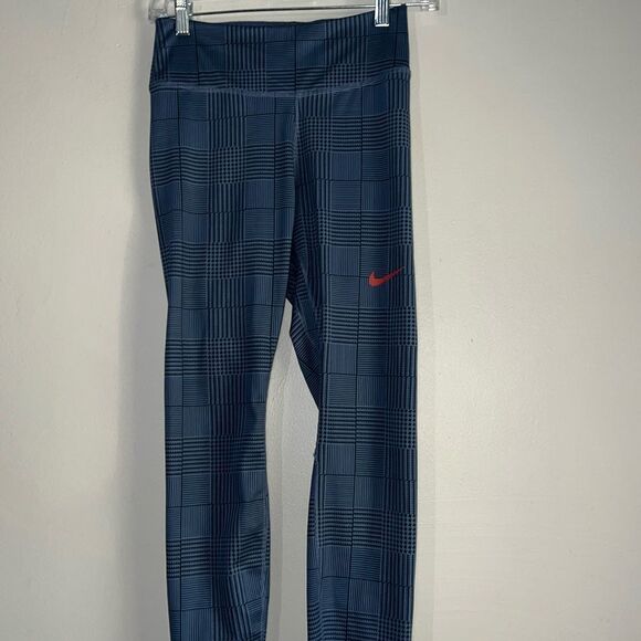 Women's Nike One Luxe Mid-Rise 7/8 Printed Campus Tight FJ1826 Small - Picture 1 of 7